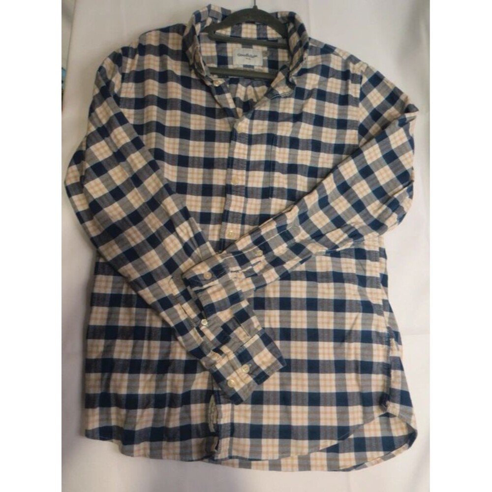 Goodfellow & Co Men’s Medium Long-Sleeve Button-Down Flannel Shirt